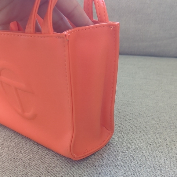 Telfar Orange Mini Bag Crossbody Structured - Picture 7 of 8